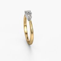 Afbeelding van Verlovingsring Chanou Cus<br/>585 goud<br/>Diamant 0.75 crt