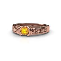 Bild von Verlobungsring elena<br/>585 Roségold<br/>Citrin 4 mm