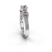 Afbeelding van Verlovingsring Nikita<br/>585 witgoud<br/>diamant 0.620 crt