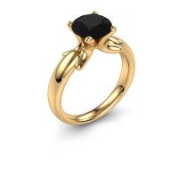 Afbeelding van Ring Jodie 585 goud zwarte diamant 2.40 crt