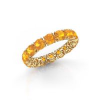 Bild von Vorsteckring vivienne 4.0<br/>585 Gold<br/>Citrin 4 mm