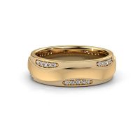 Image of Wedding ring WH2062L26BM<br/>585 gold ±6x2 mm<br/>Lab-grown diamond