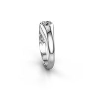 Image of Pinky ring thorben<br/>950 platinum<br/>Diamond 0.50 crt