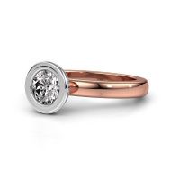 Afbeelding van Stapelring Eloise Round 585 rosé goud lab-grown diamant 0.80 crt