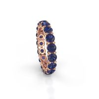 Bild von Vorsteckring heddy rnd 3.7<br/>585 Roségold<br/>Saphir 3.7 mm