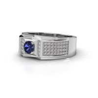 Image of Men's ring marcel<br/>585 white gold<br/>Sapphire 5 mm