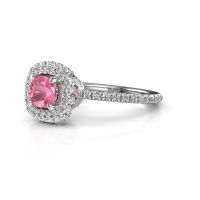 Image of Engagement ring Talitha CUS 950 platinum pink sapphire 5 mm