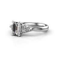 Afbeelding van Verlovingsring Monika EME<br/>585 witgoud<br/>Lab-grown diamant 1.300 crt