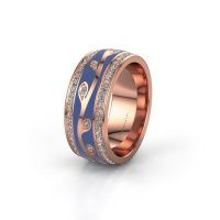 Image of Wedding ring WH3051L28B<br/>585 rose gold ±8x2 mm