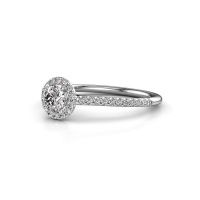 Image of Engagement ring seline rnd 2<br/>950 platinum<br/>Diamond 0.541 crt