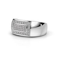 Image de Bague pour homme Lorenzo<br/>950 platine<br/>Diamant synthétique 0.52 crt