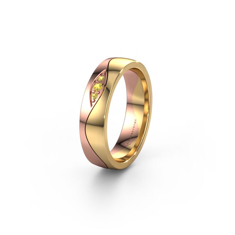 Ehering WH0730L25AP 585 Roségold Gelb Saphir ±5x1.7 mm