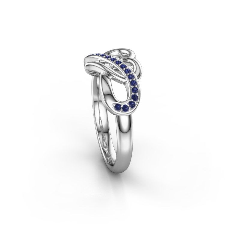 Image of Ring Yael 950 platinum sapphire 1.1 mm