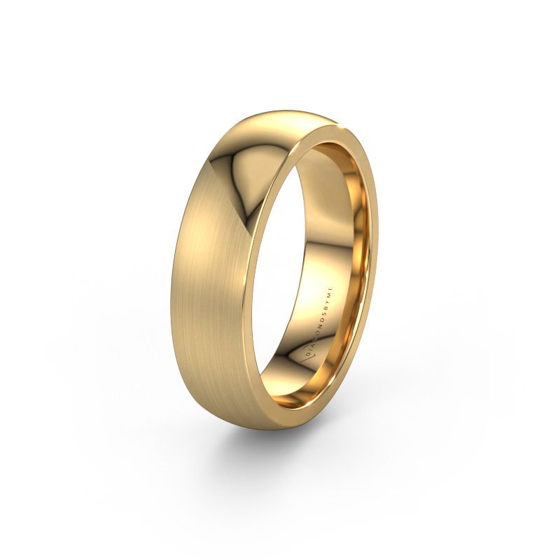 Wedding ring WH2007M 585 gold ±6x2 mm