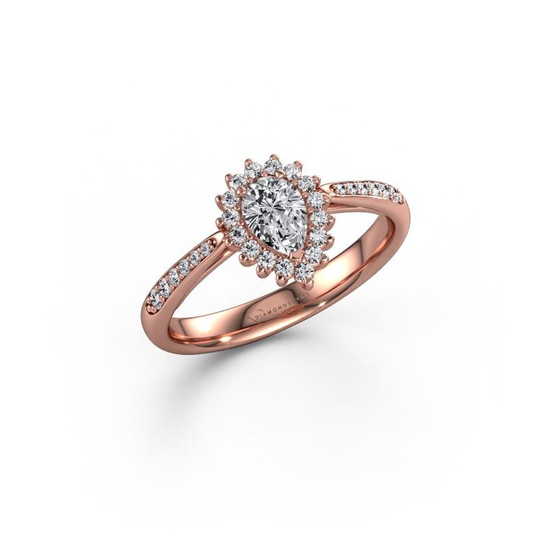 Engagement ring Tilly per 2 585 rose gold diamond 0.45 crt