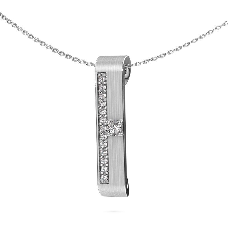 Image de Collier Vicki<br/>585 or blanc<br/>Zircone 3 mm