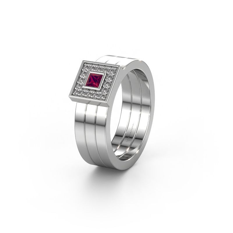 Alliance WH2104L 950 platine rhodolite ±6x2.8 mm