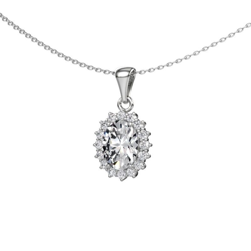 Pendant Margien 585 white gold lab-grown diamond 1.10 crt
