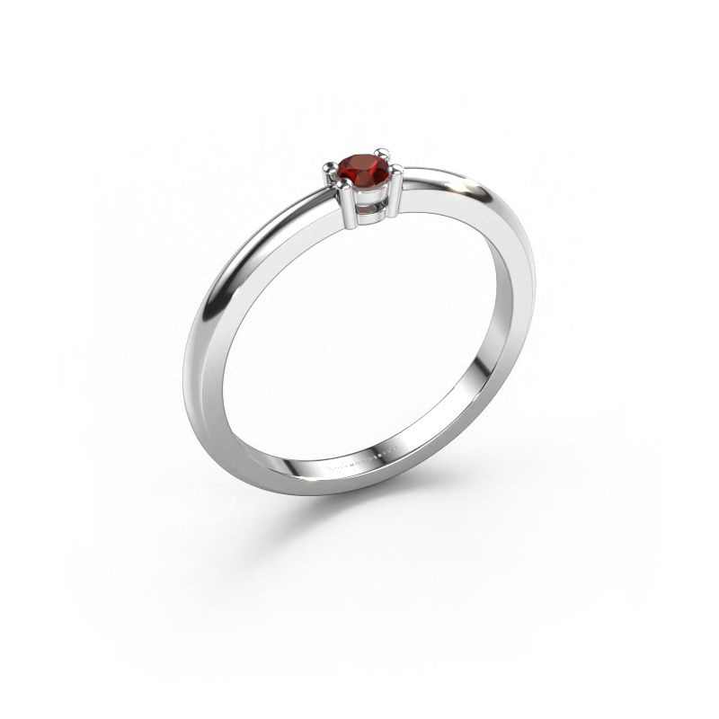 Ring Michelle 1 950 Platin Granat 2.7 mm