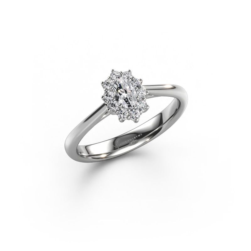 Engagement ring Leesa 1 express 585 white gold lab grown diamond 0.23 crt