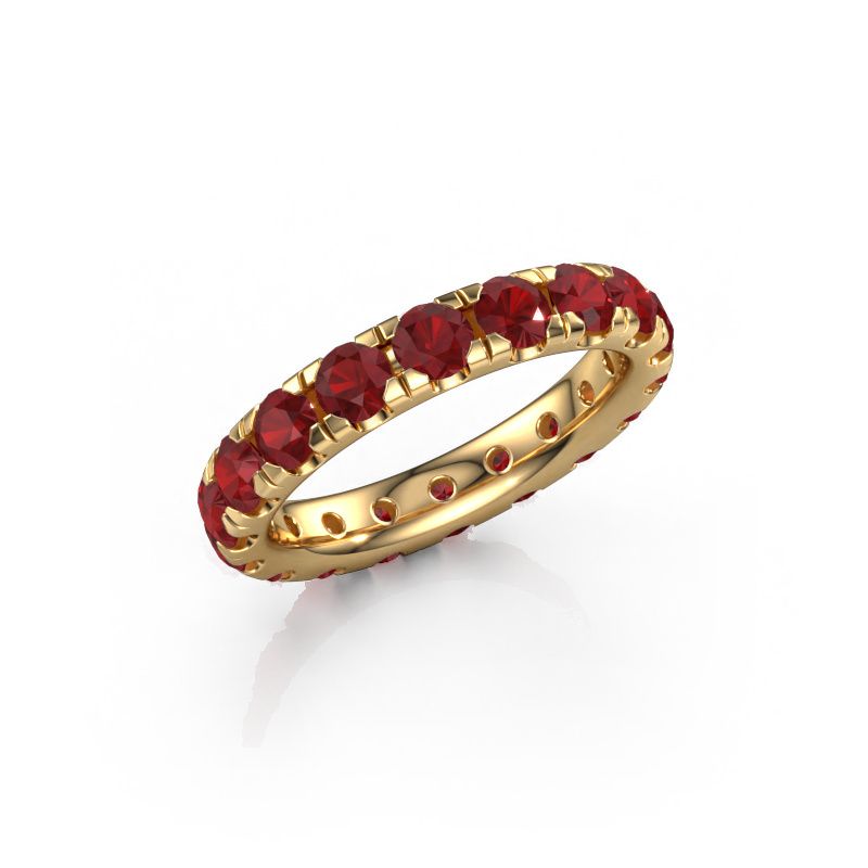 Vorsteckring Jackie 3.4 585 Gold Rubin 3.4 mm