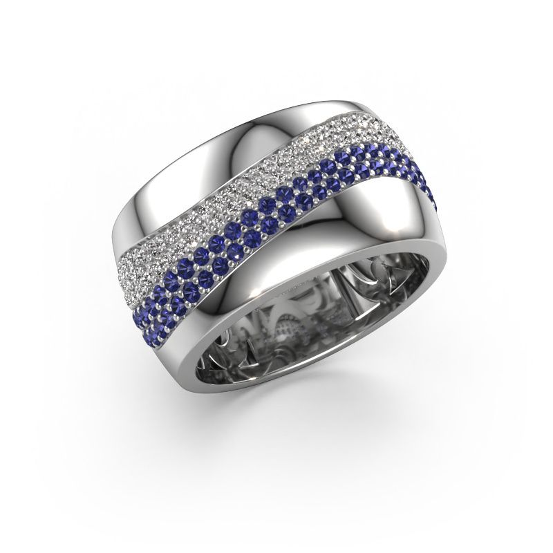 Ring Ria 585 white gold sapphire 1 mm