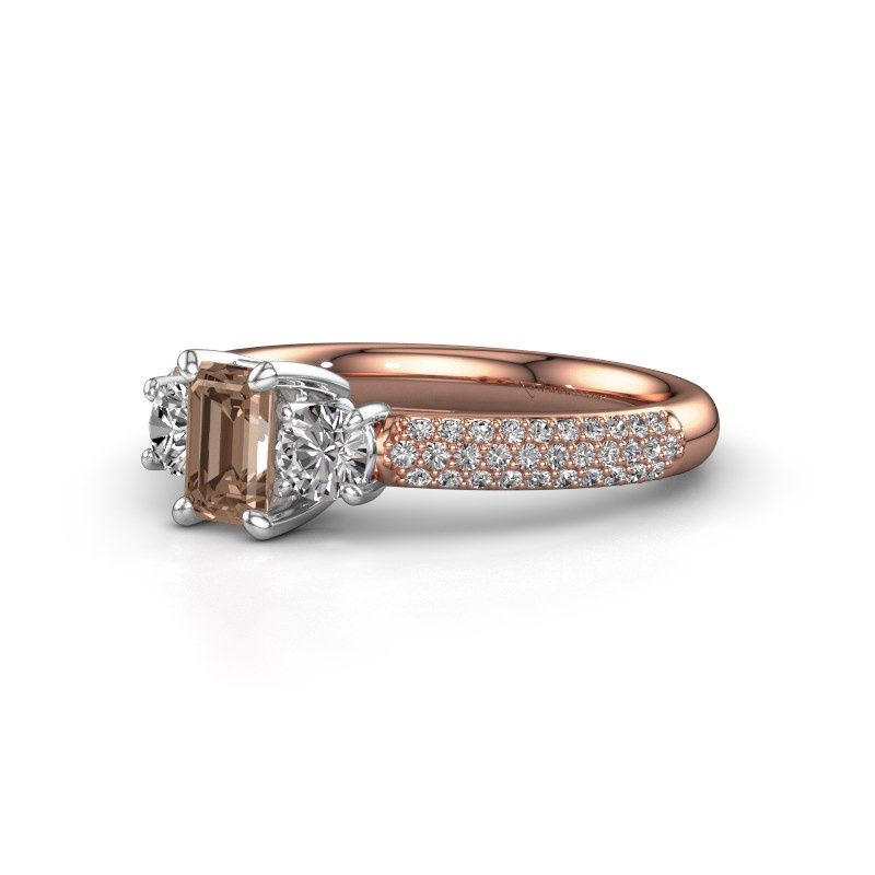 Image of Engagement Ring Marielle Eme<br/>585 rose gold<br/>Brown Diamond 1.37 Crt