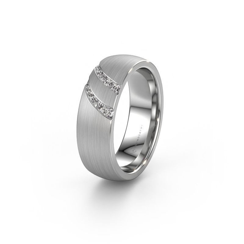 Alliance WH2015L 585 or blanc diamant synthétique ±6,5 x 2 mm