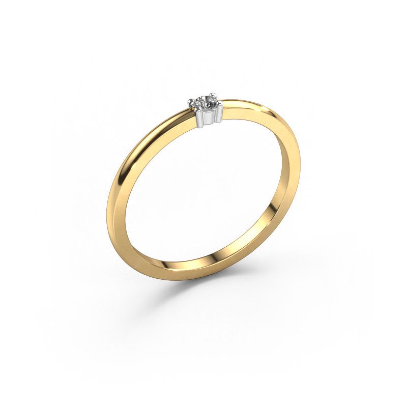 Ring Yasmin 1 585 gold diamond 0.03 crt