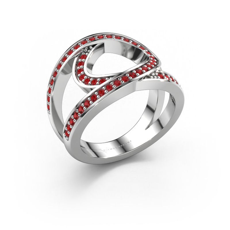 Ring Louise 950 Platin Rubin 1.2 mm