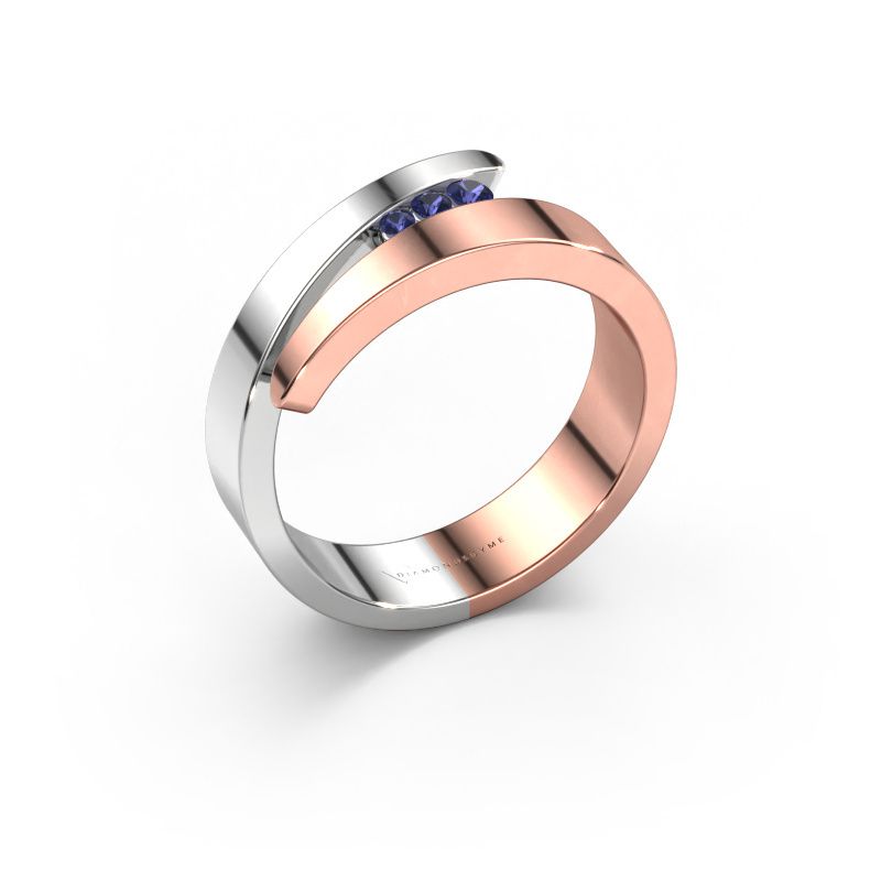 Ring Alia 585 Roségold Saphir 1.5 mm