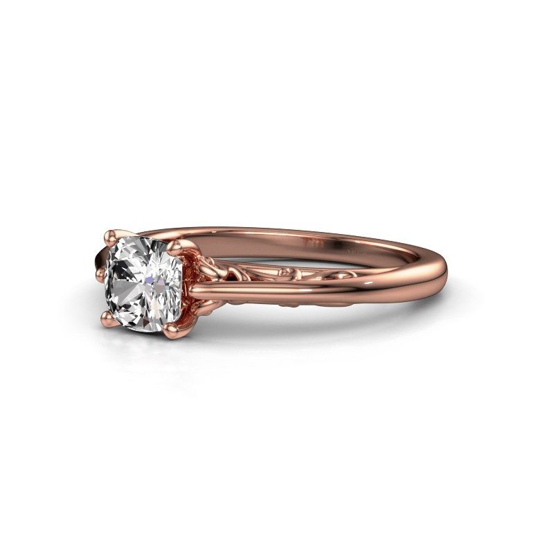 Image of Engagement ring shannon cus<br/>585 rose gold<br/>Diamond 1.00 crt