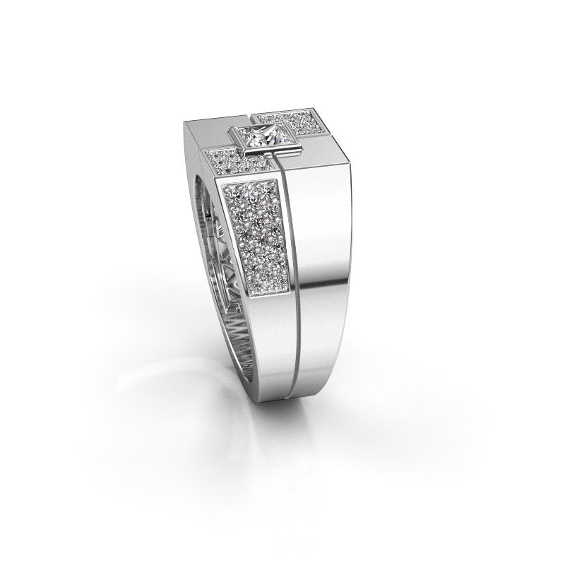 Afbeelding van Heren ring Rogier<br/>585 witgoud<br/>diamant 0.922 crt