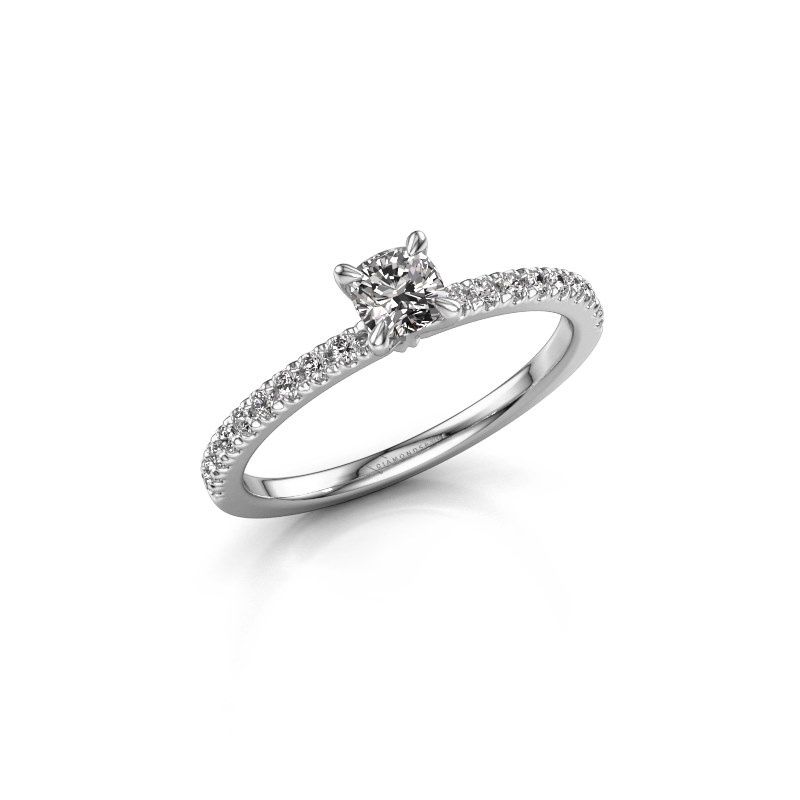 Image of Engagement Ring Crystal Cus 2<br/>950 platinum<br/>Diamond 0.51 crt