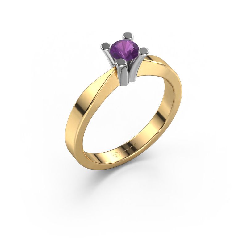 Engagement ring Ichelle 1 585 gold amethyst 4.2 mm