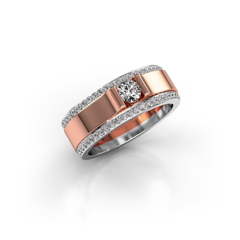Image of Men's ring Danillo<br/>585 rose gold<br/>Lab-grown diamond 0.705 crt