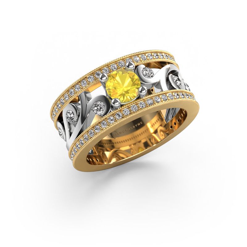 Ring Sanne 585 Gold Gelb Saphir 5 mm