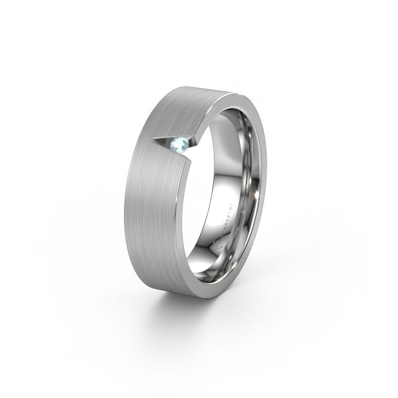 Alliance WH2023L 950 platine aigue-marine ±6x2 mm