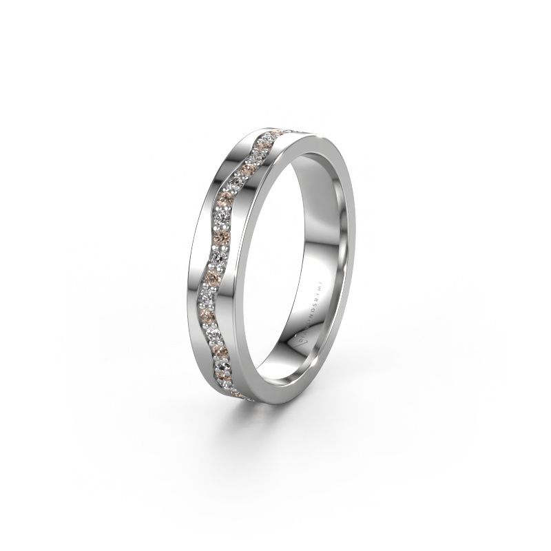 Alliance WH0803L14AP 950 platine diamant brun 0.44 crt ±4x1.7 mm