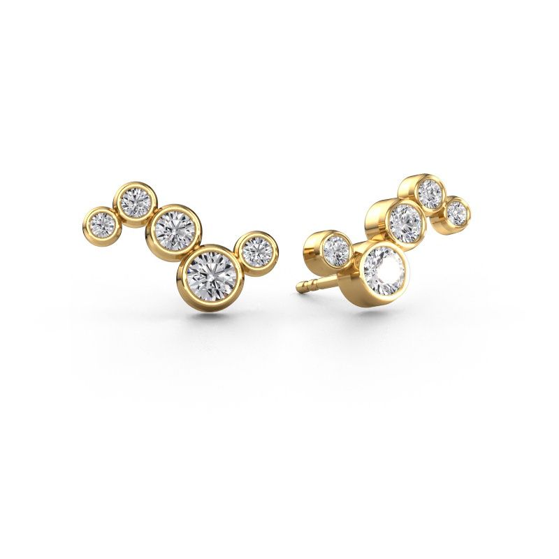 Oorbellen Ryan 585 goud lab-grown diamant 1.02 crt