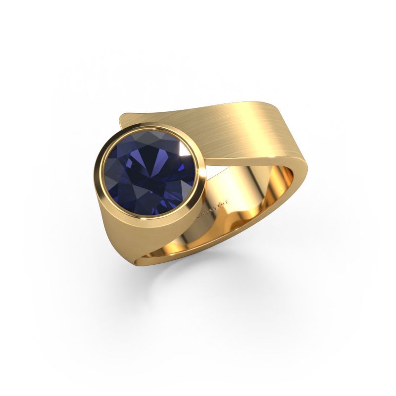 Ring Nakia 585 Gold Saphir 8 mm