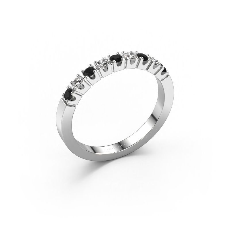 Ring Dana 9 585 Weißgold Schwarz Diamant 0.30 crt