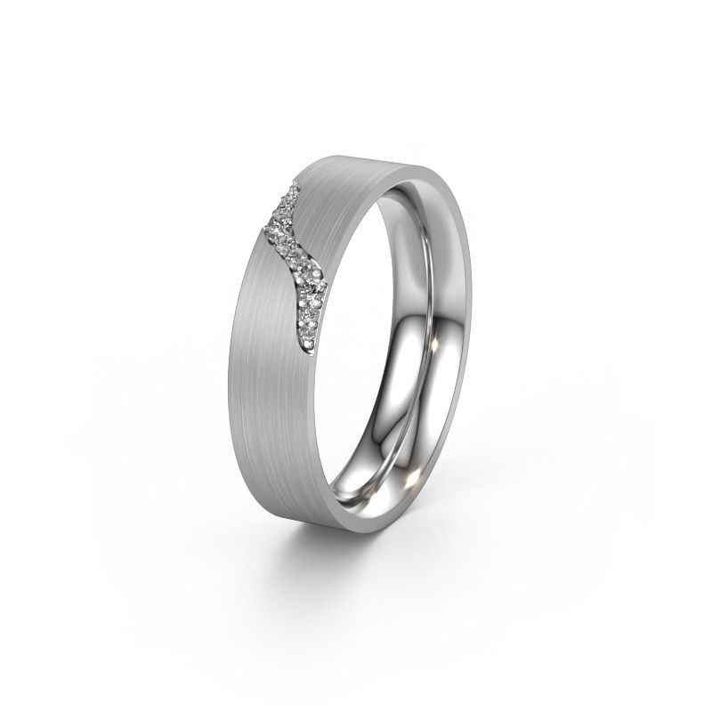 Wedding ring WH2100L46BM 950 platinum lab grown diamond ±6 x 2 mm