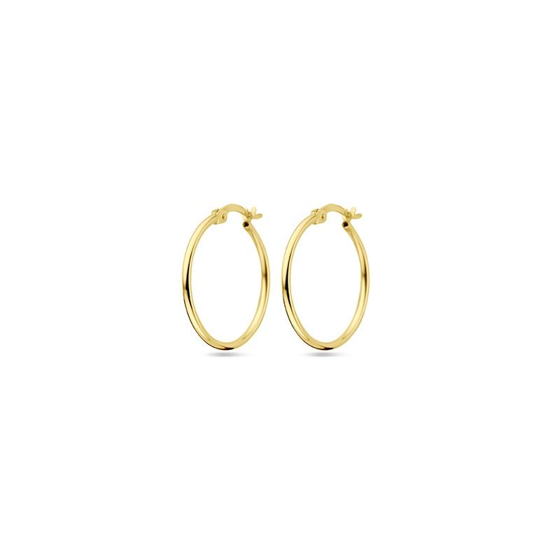 Hoop earrings Gala 23mm 585 gold