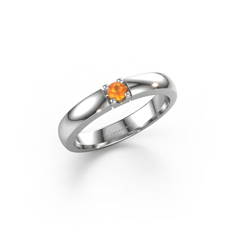 Ring Rianne 1 950 Platin Citrin 3 mm