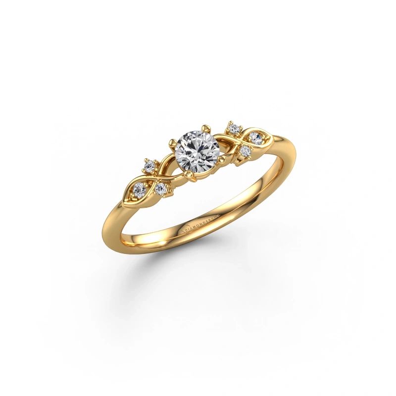 Engagement ring Azra RND 585 gold lab-grown diamond 0.30 crt