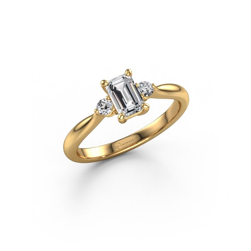 Verlovingsring Lieselot EME 585 goud diamant 0.810 crt