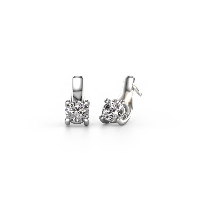 Oorbellen Mia 1 950 platina diamant 2.00 crt