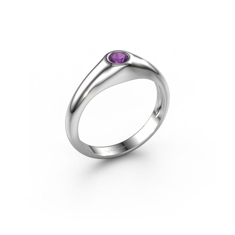 Pinky Ring Thorben 950 Platin Amethyst 5 mm