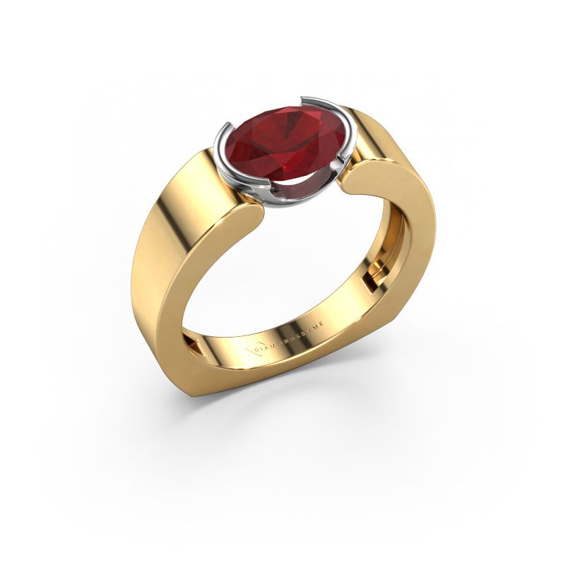 Ring Tonya 585 Gold Rubin 8x6 mm